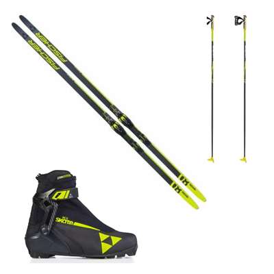 Skis de fond Fischer AEROLITE SKATE 80 avec fixations + chaussures Fischer + bâtons Leki